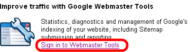 Google Webmaster Tools