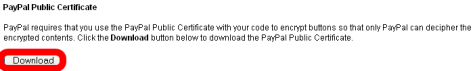 Downloading the PayPal Public Certification.