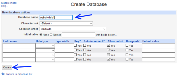 install additional mysql database server webmin