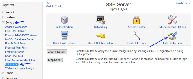 SSH configuration