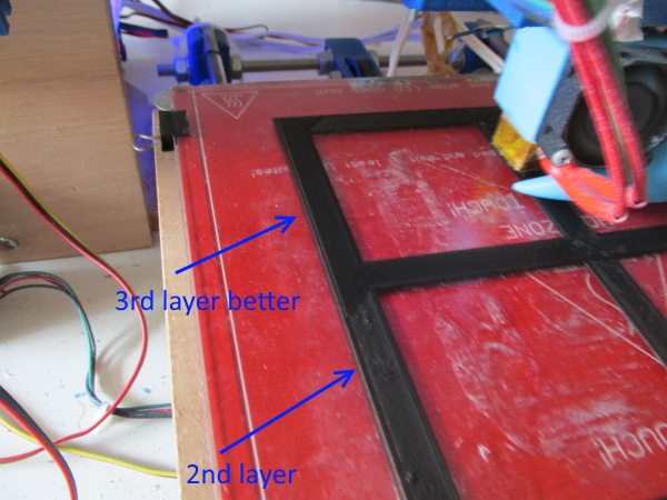 third layer heatbed