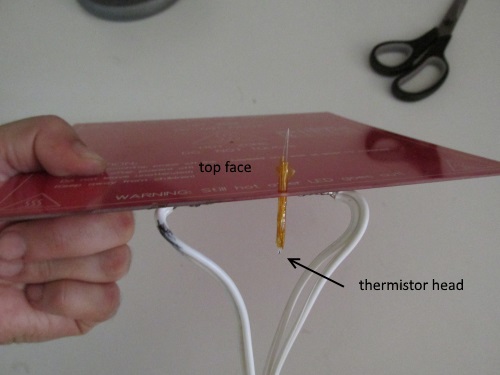 thermistor of heatbed