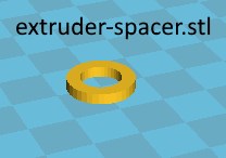 extruder spacer