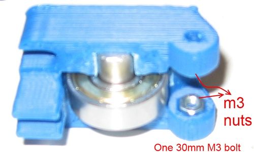 Greg's wade v3 direct extruder for  prusa i3