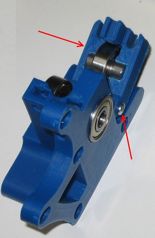 Greg's wade v3 direct extruder for  prusa i3