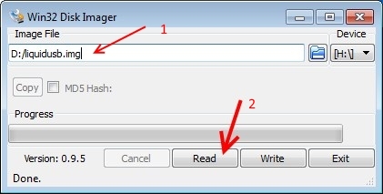 LiquidUSB creating img file