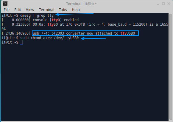 Linux Commands needed for LiquidFiller Data Logger