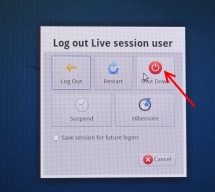 Shut down Xubuntu