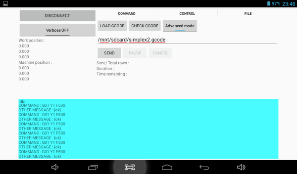 GRBLDroidBT send file