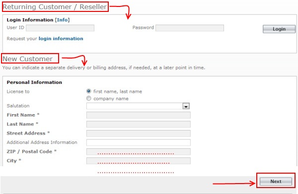 Share it buying instructions step 2